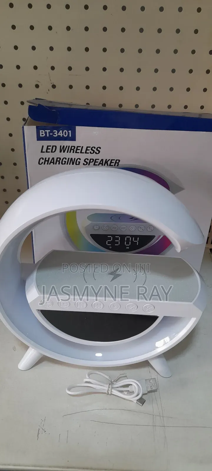 Led Wireless Charging Speaker