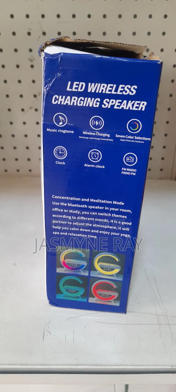 Led Wireless Charging Speaker