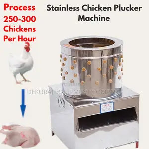 Fast and Efficient 300 Per Hour Chicken Defeathering Machine