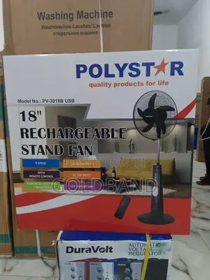 Extremely Clean Polystar 18" (PV3018B) Rechargeable Fan