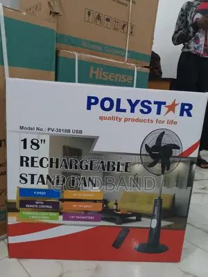 Authentic Rechargeable Fan (18" POLYSTAR PV3018B)