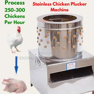 Innovative 300/Hr Chicken Defeathering Machine Technology