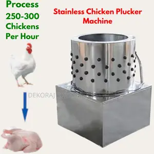 Easy-to-Use 300 Per Hour Chicken Defeathering Machine