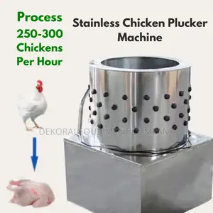 Compact and Powerful 300/Houyr Chicken Defeathering Machine