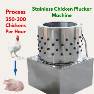 High-Performance 300 Per Hour Chicken Defeathering Machine
