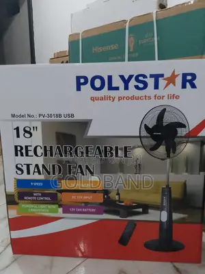 Most Affordable Poly Star Rechargeable Fan (18" PV3018B)