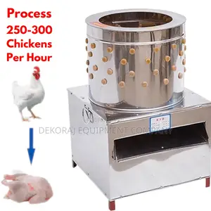 Heavy-Duty Performance 300/Hr Chicken Defeathering Machine