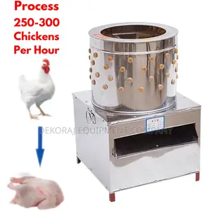 Compact Chicken Defeathering Machine for Space Saving