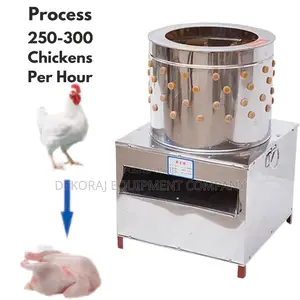 User-Friendly 50-300 Pe Hour Chicken Defeathering Machine