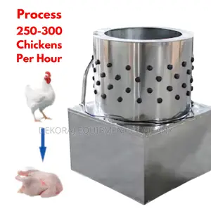 High-Speed Performance 300/Hr Chicken Defeathering Machine