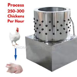 Innovative Design 250-300/Hour Chicken Defeathering Machine