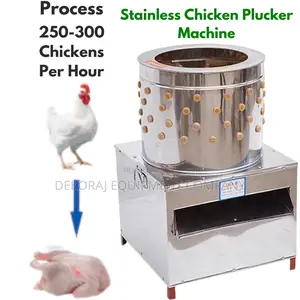 Energy-Saving 250-300 Per Hour Chicken Defeathering Machine