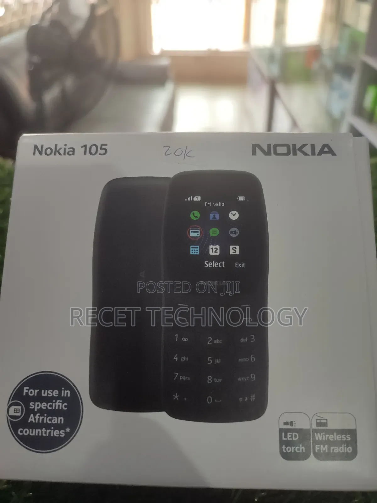 New Nokia 105 Black