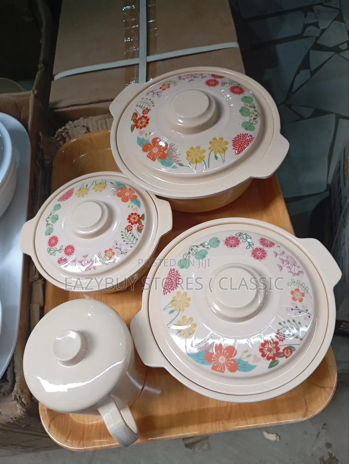 Ceramic Plates, Tray and Cup