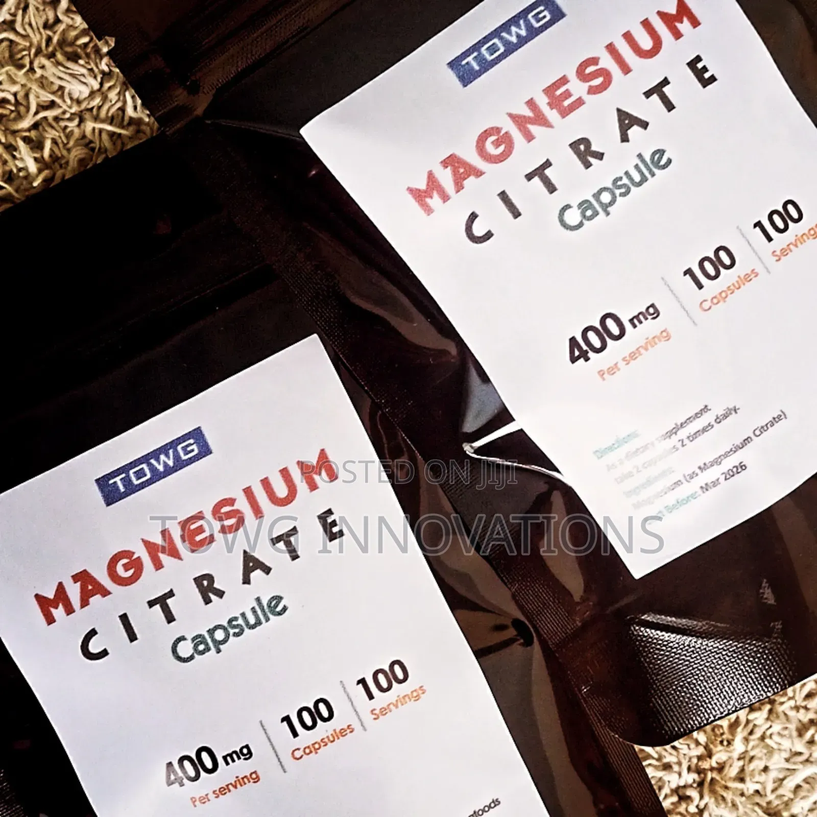 Magnesium Citrate 100 Capsules