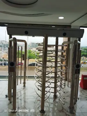Steel Full Height Turnstiles Double Door