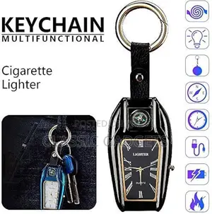 Mini Rechargeable Keychain Lighter For Cigarette Etc
