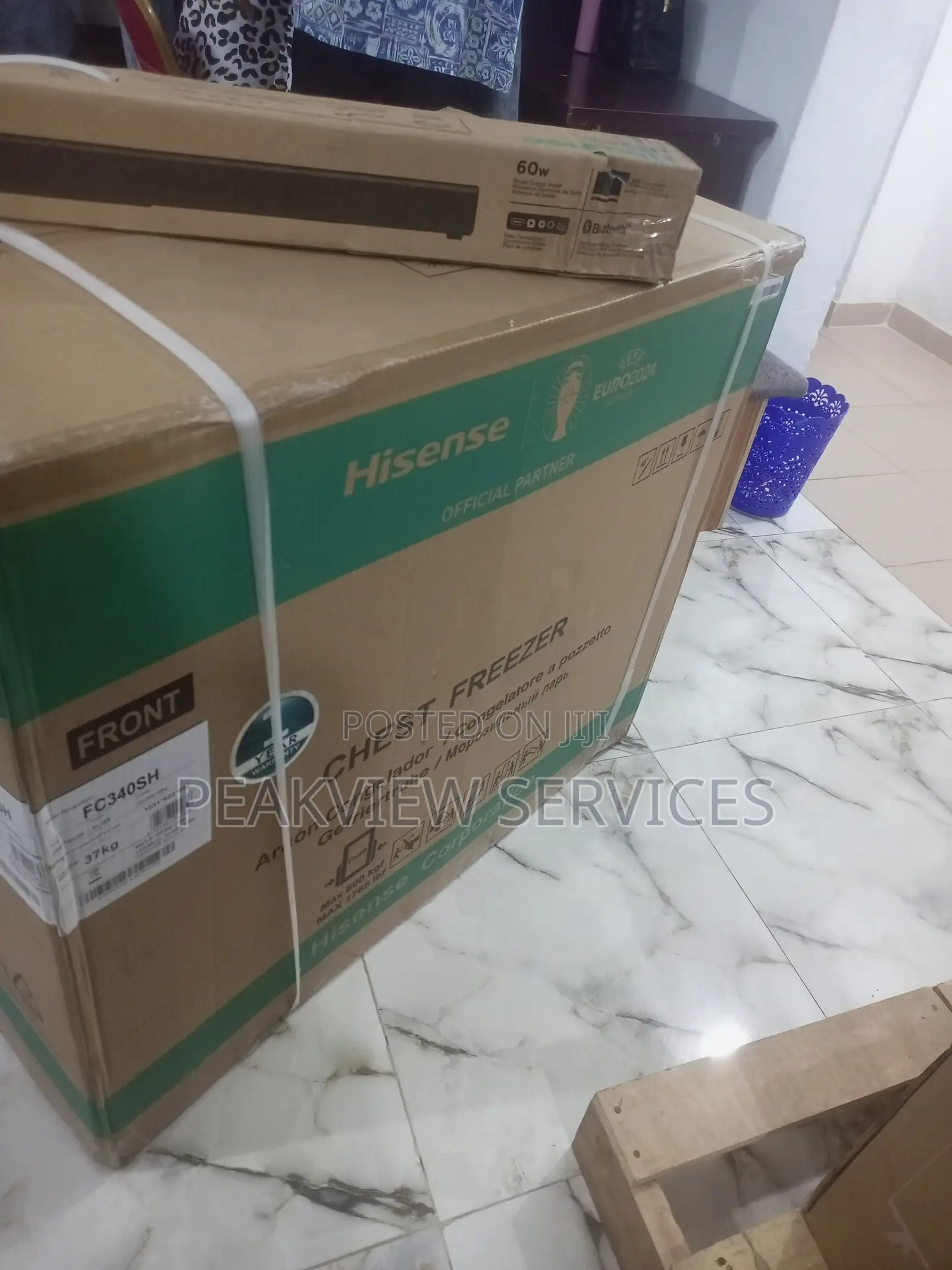 100% Low Noise Single Door 250L Hisense Chest Freezer