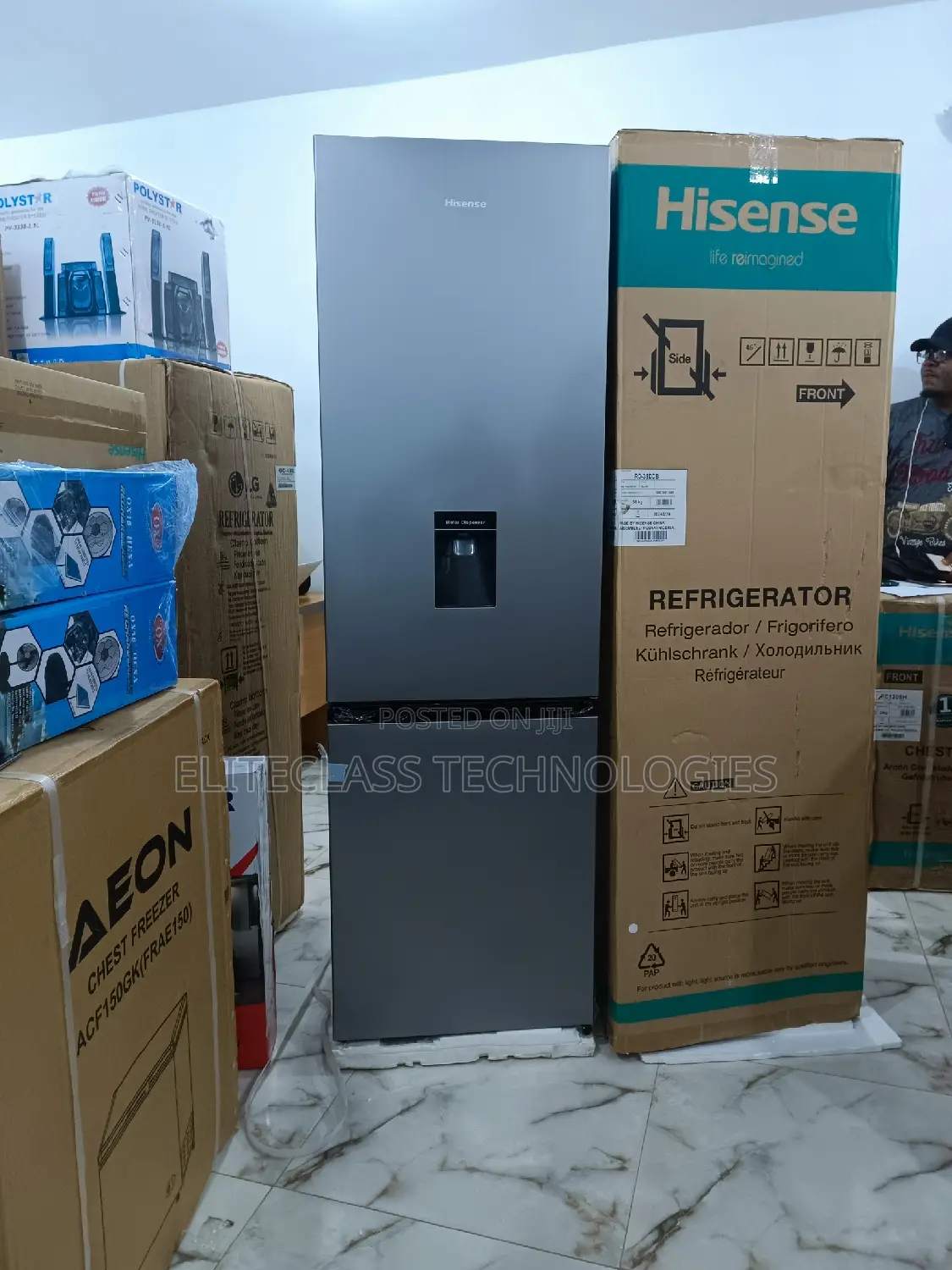 Standard Hisense Refrigerator REF 35dcb-Rd