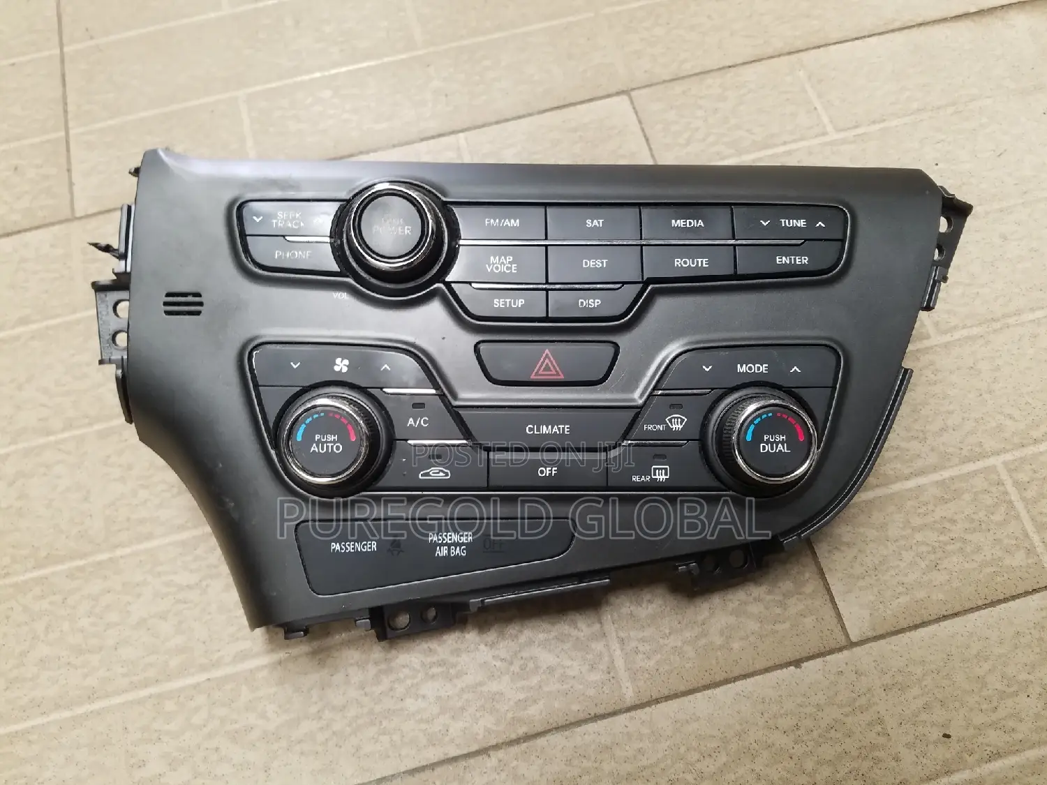 AC Control Panel for Optima 2015