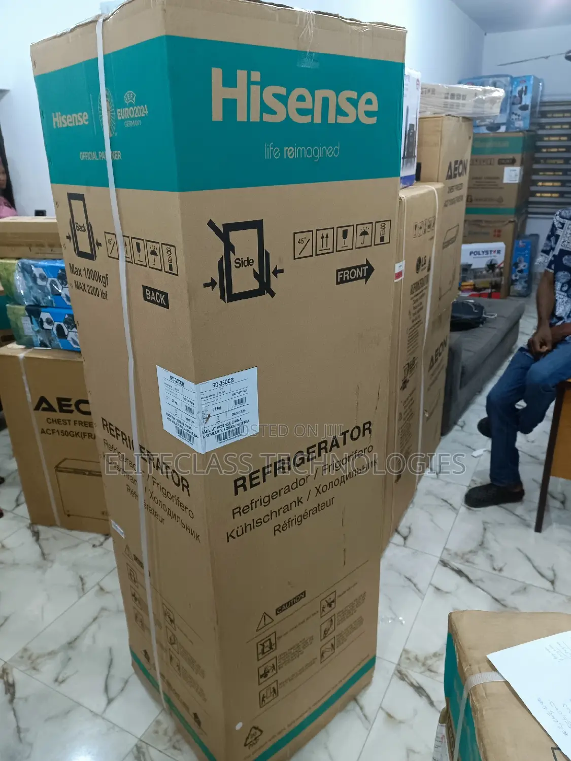New in Hisense Refrigerator REF 35dcb-Rd