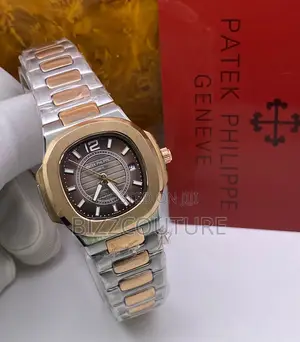 Original PATEK PHILIPPE Geneve Gold Mix Siilver Chain Watch