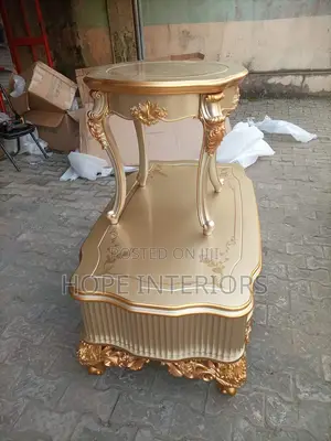 Royal Center Table With Two Stools