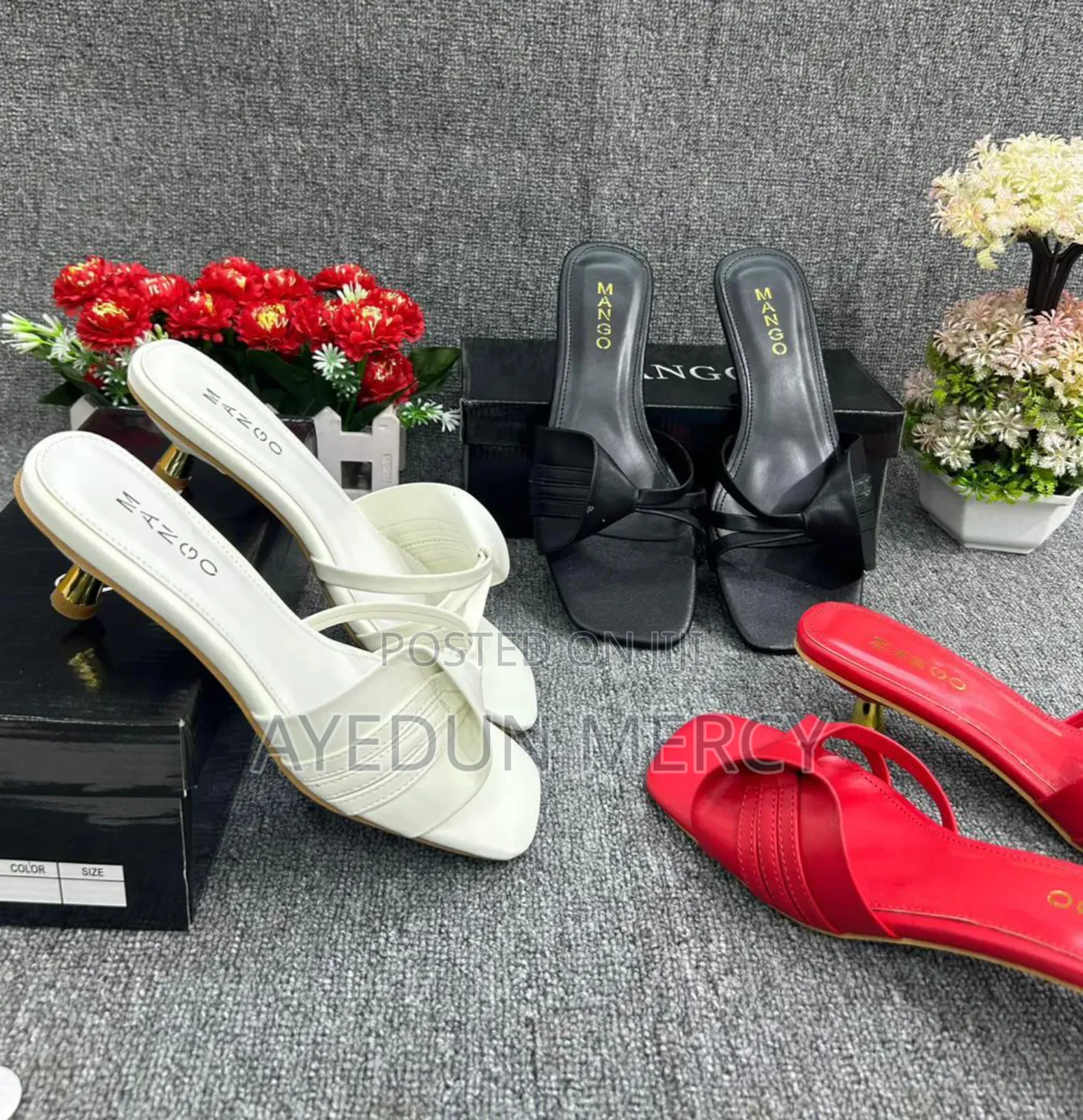 Low Heel Slippers