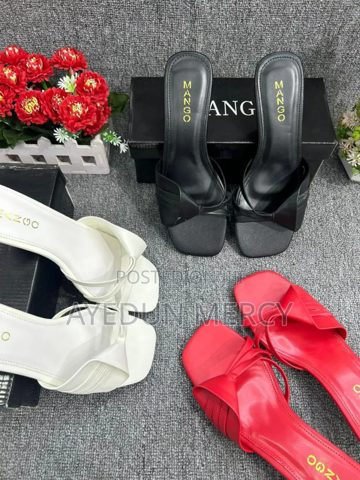 Low Heel Slippers