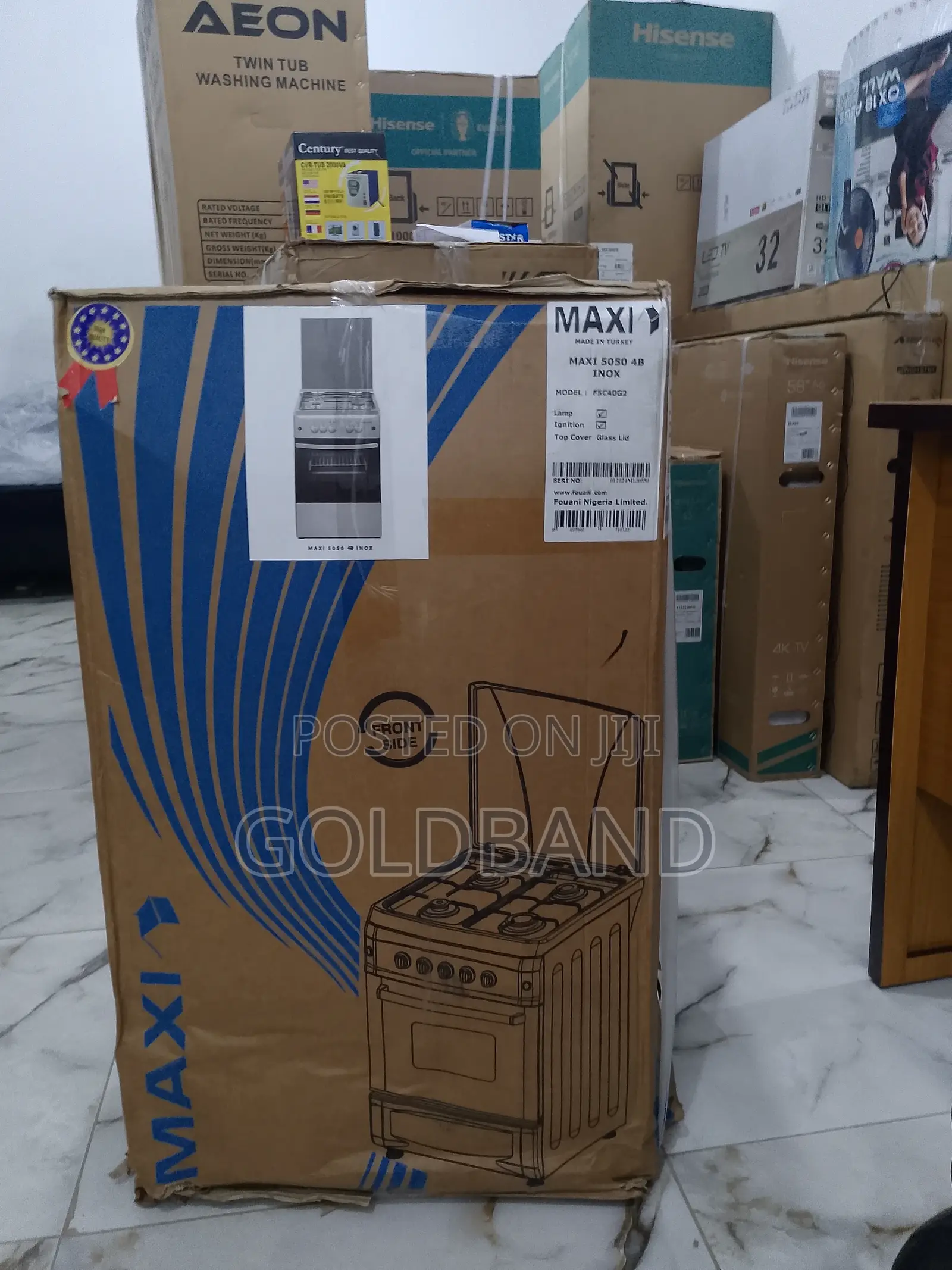 Authentic Maxi 5050 4gas "4B Igl Inox'