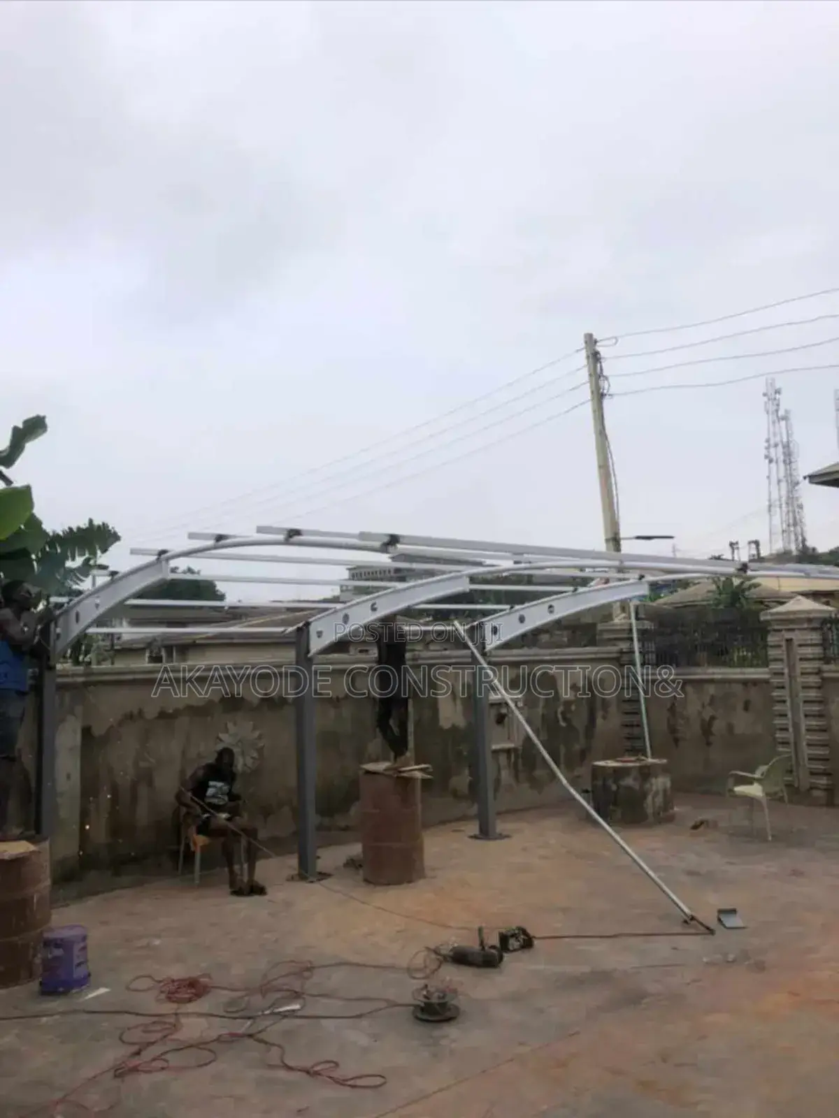 Danpalon Carport With Chanel Frame