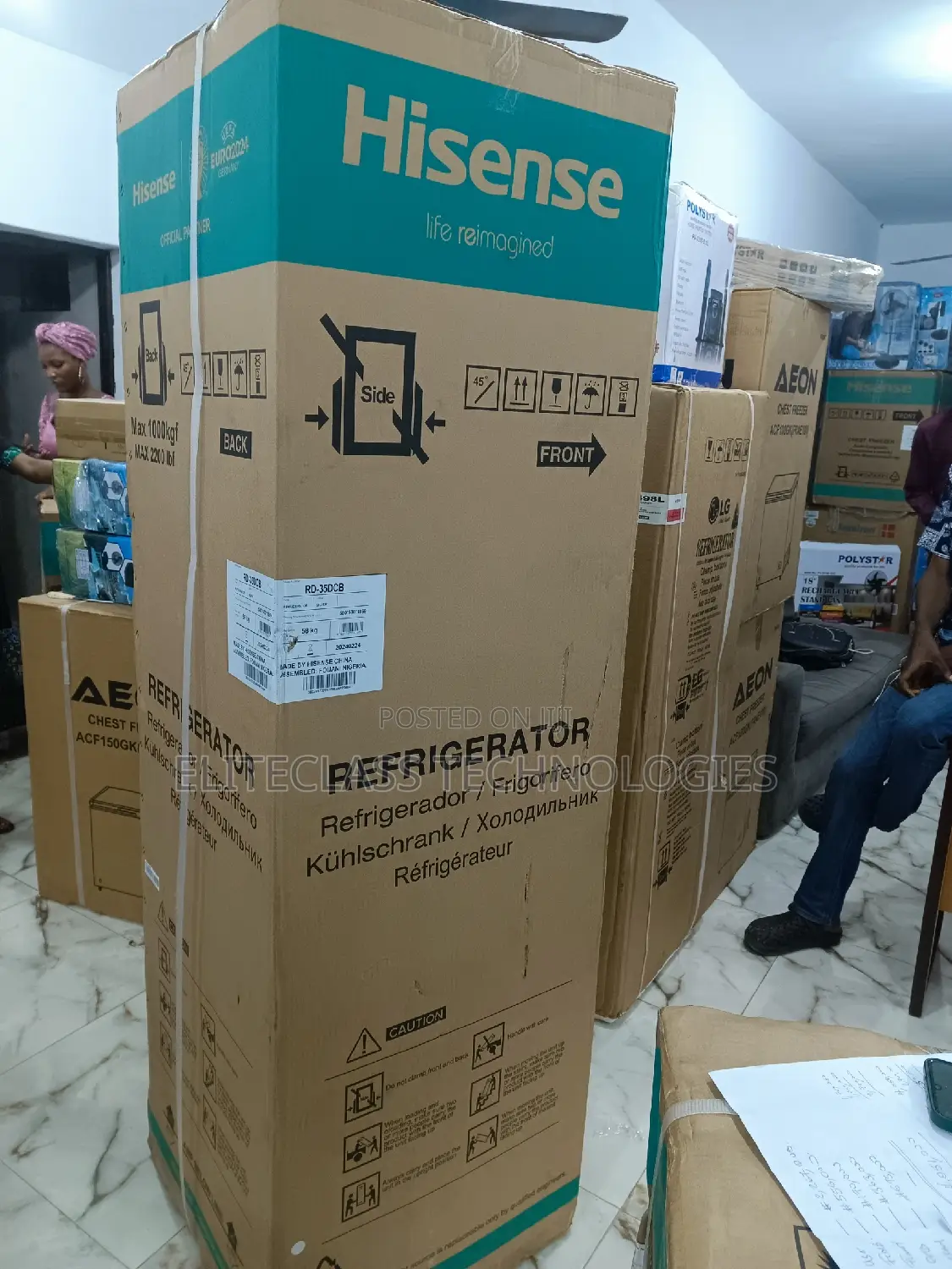 Top Selling Hisense Refrigerator REF 35dcb-Rd