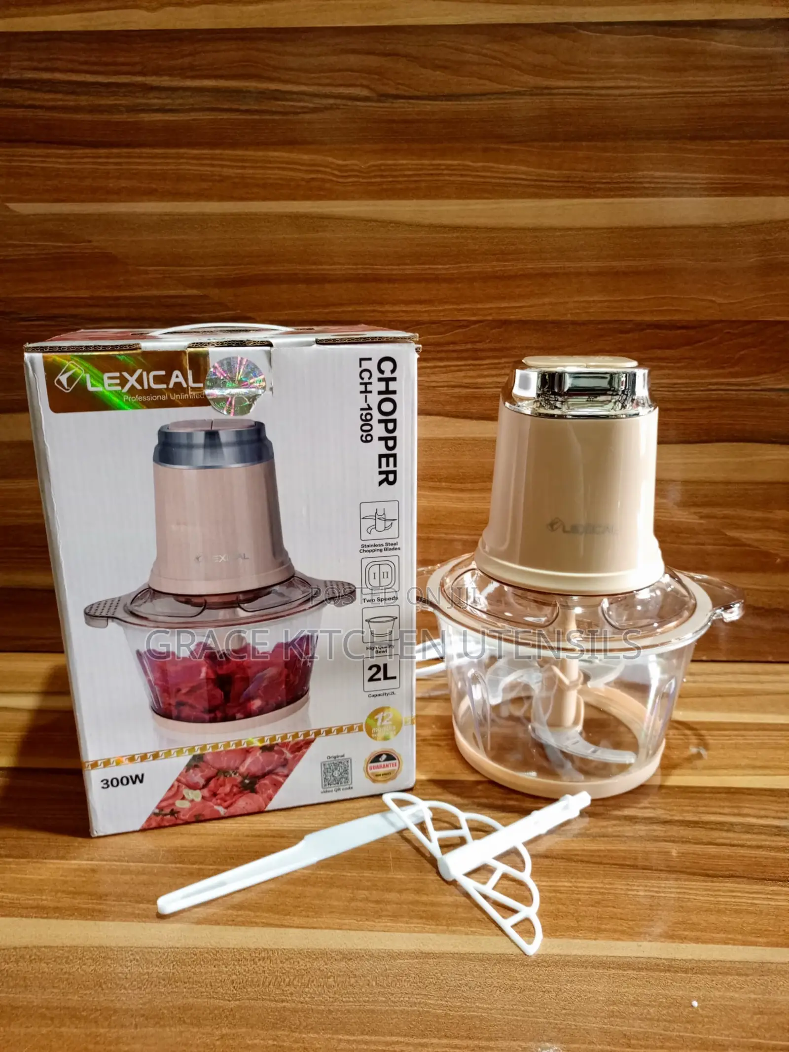 Lexical Chopper 2L Glass 300W