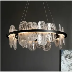 Post-Modern All-Copper Cloud Chandelier