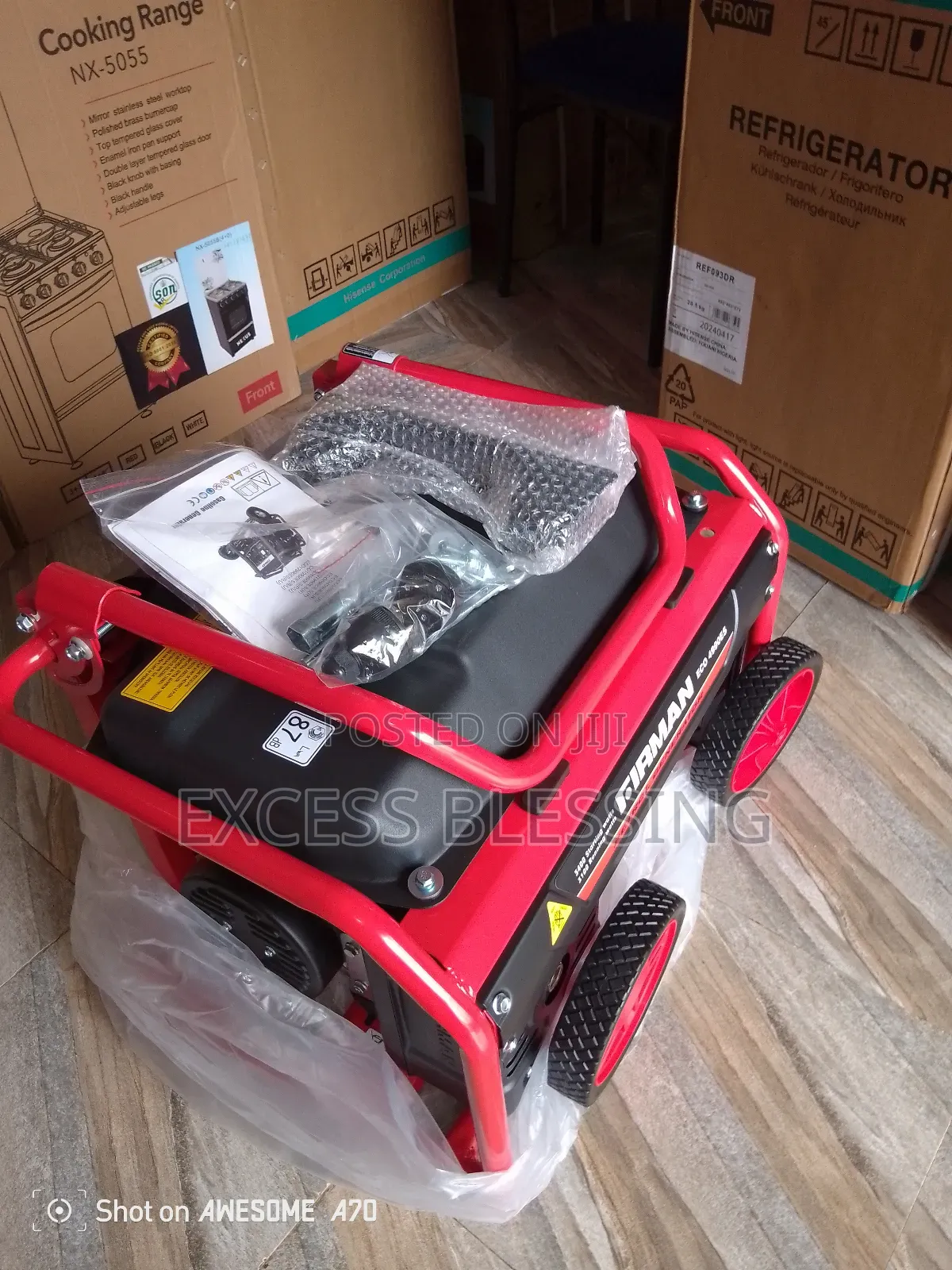 Automatic Fireman Key Start Generator 4.5kva_ Eco 4990es
