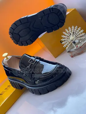 Men's Fendi Glossy Leather Shoes