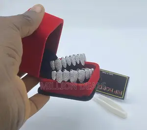 Iced Classic Out Men's Teeth Grillz Silver