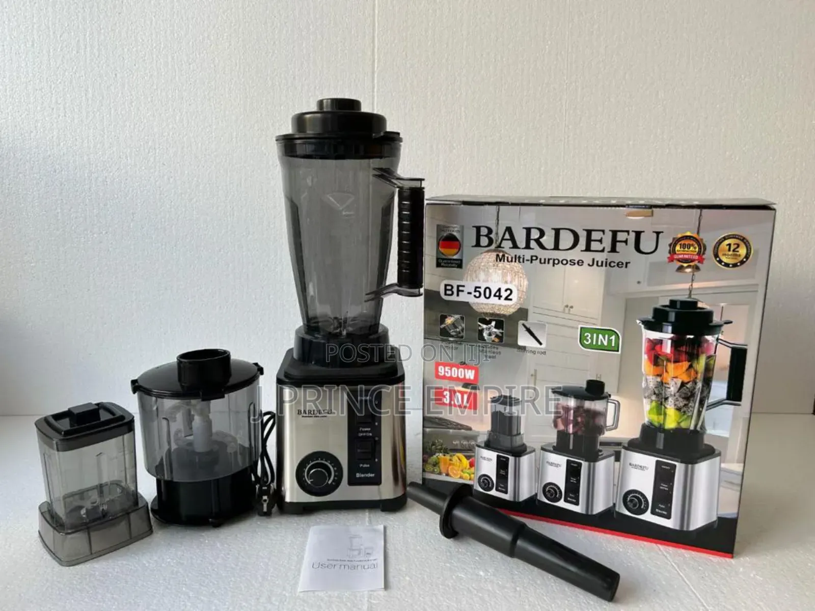 Bardefu 6 in 1 Multipurpose Blender Set