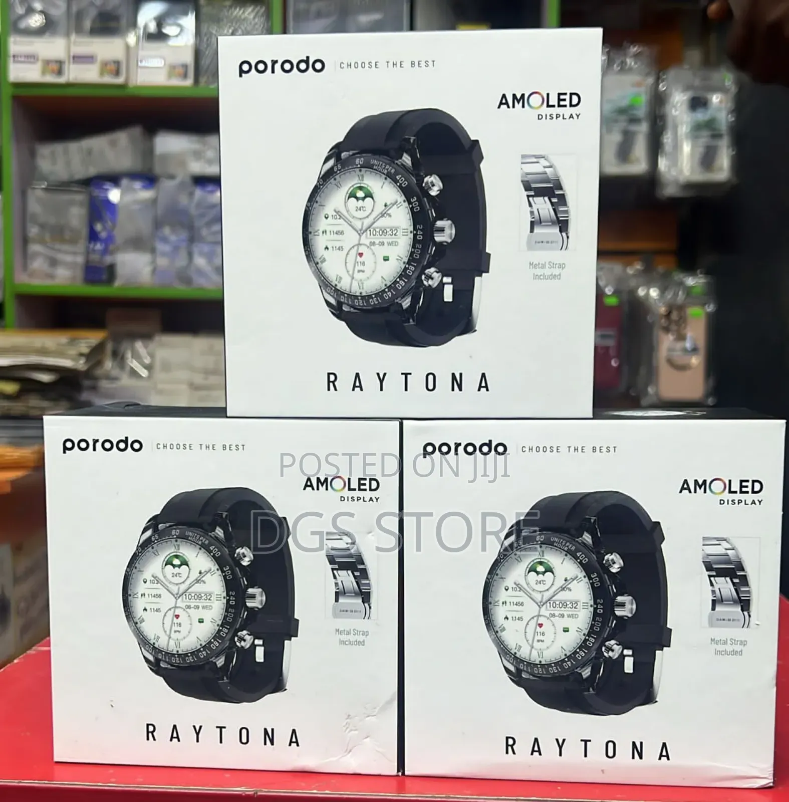 Porodo Raytona AMOLED Display Smart Watch