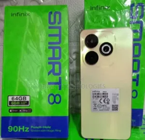 Photo - New Infinix Smart 8 64 GB Gold
