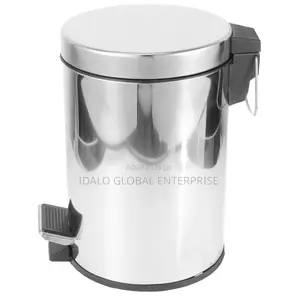 5L Stainless Pedal Bin