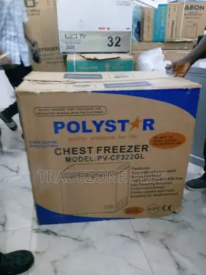 Polystar 200L Chest Freezer With Sliding Glass Door
