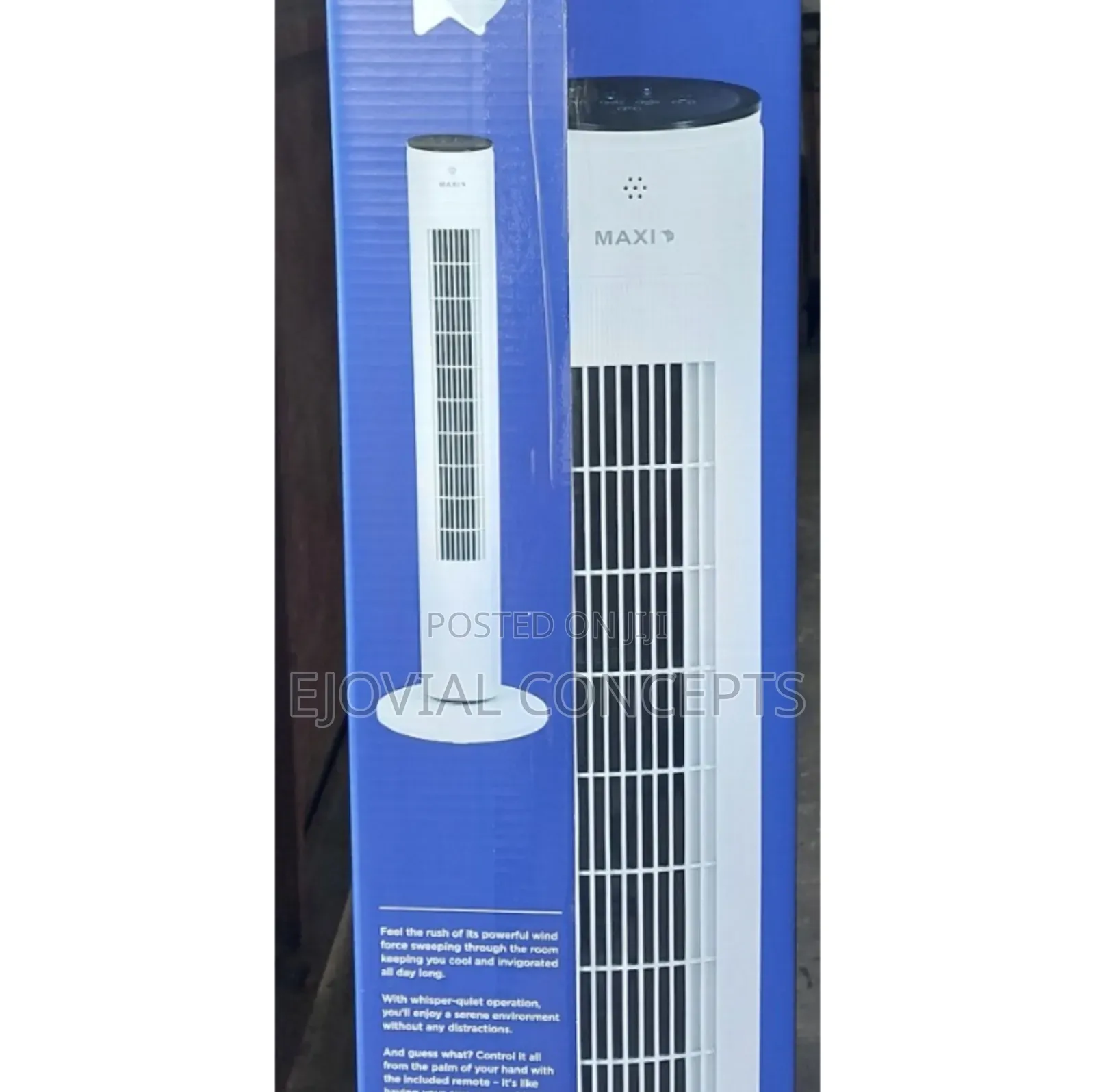 MAXI TOWER Fan 45 Watts White