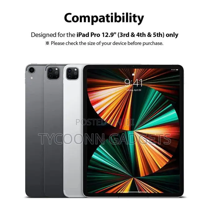 For Apple iPad Pro 12.9 Tempered Glass Screen Protector
