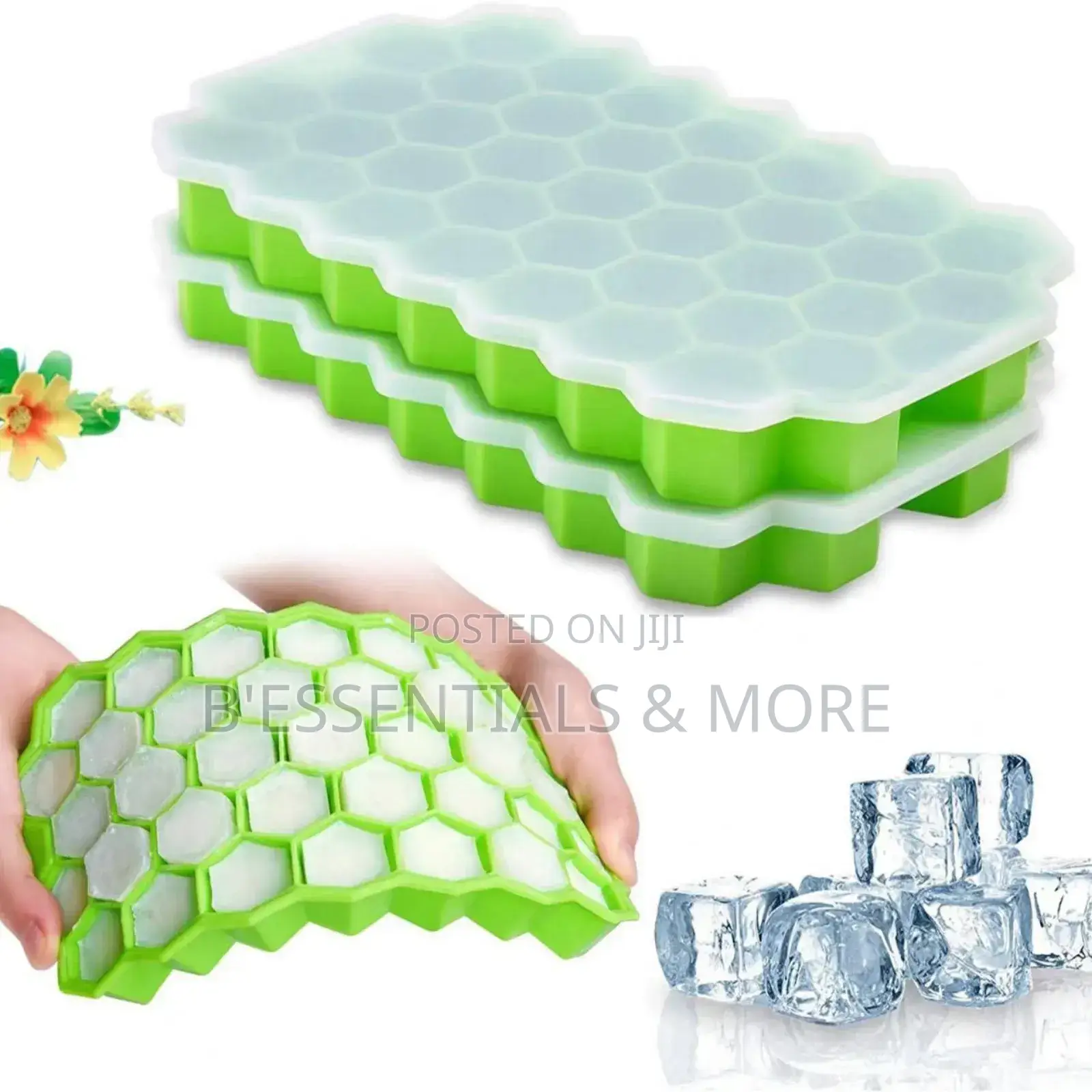 Silicone Ice Cubes Maker With Lid
