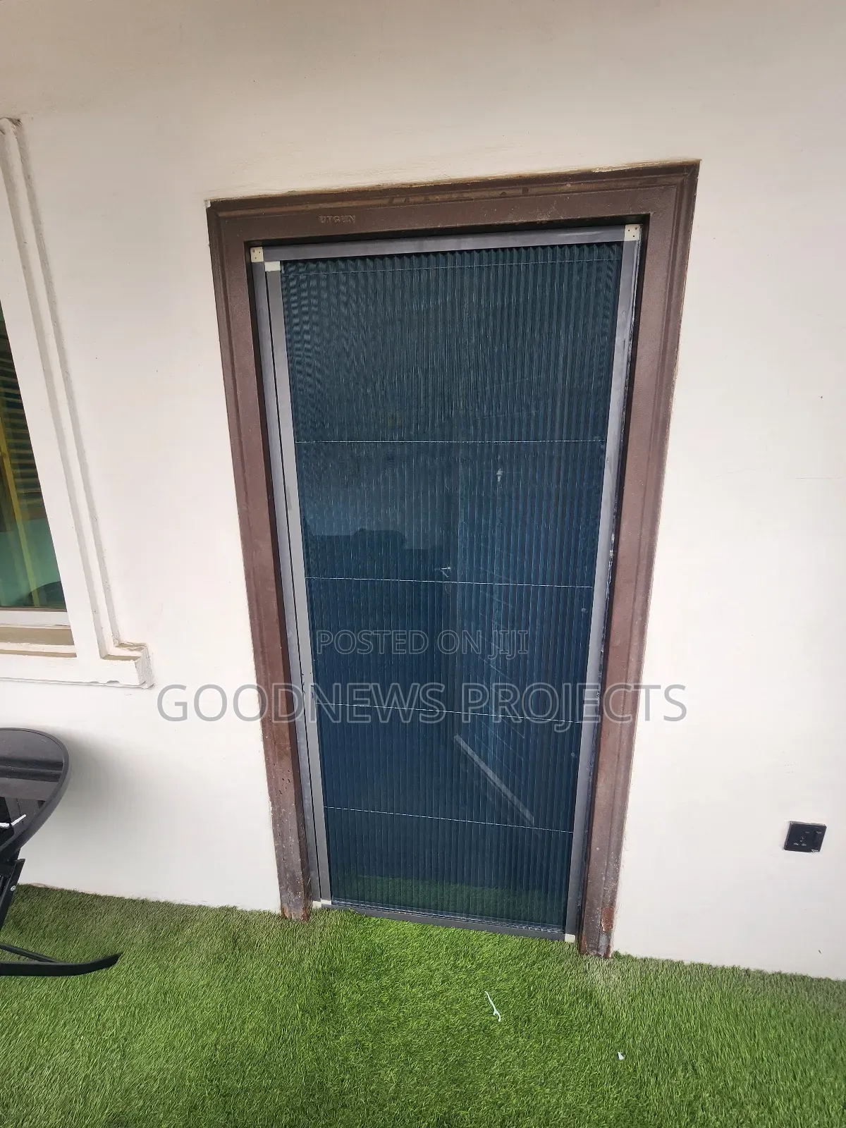 Grey Foldable Door Net