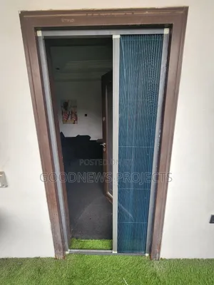 Grey Foldable Door Net