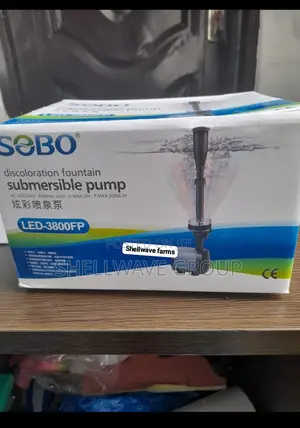Fountain Pump With Led Light