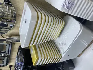 Quality England White and Gold Wc
