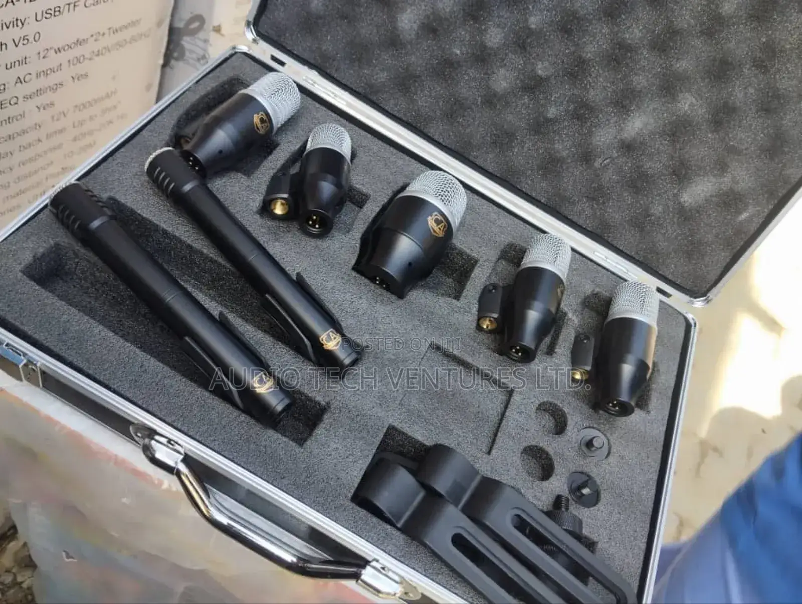 Classic Audio Drum Mic Ca7 7 Set